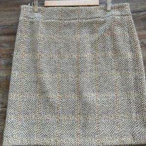 J.CREW Women's Timber Tweed Pencil Skirt Wool Blend Sz 12
